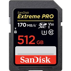 Sandisk Extreme Pro 512gb 170mbS Sdxc Memory Card 001
